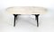 Mid-Century Italian Dyed Beech and Carrara Marble Dining Table, 1950s, Image 4