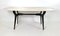 Mid-Century Italian Dyed Beech and Carrara Marble Dining Table, 1950s, Immagine 5