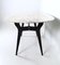 Mid-Century Italian Dyed Beech and Carrara Marble Dining Table, 1950s, Immagine 3