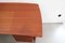 Danish Modern Concave Form Free-Standing Teak Desk, 1970s 10