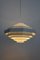 Lámpara colgante Op Art de la era espacial, años 70, Imagen 5