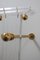 Hollywood Regency Standing Coat Rack in Acrylic Glass & Brass from Casarte, 1980s 5
