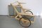 Chariot de Service en Cuir de Chèvre Peint par Aldo Tura, Italie, 1960s 7