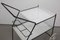 Serving Cart in Perforated Sheet Metal & Steel by Mathieu Mategot, 1960s, Image 8