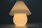 Lámpara de mesa en forma de hongo grande de cristal de Murano, Italia, años 70, Imagen 4