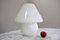 Lámpara de mesa en forma de hongo grande de cristal de Murano, Italia, años 70, Imagen 5