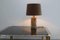 Lámpara de mesa alemana de corcho al estilo de Ingo Maurer, años 60, Imagen 2