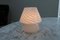 Murano Swirl Mushroom Table Lamp from Venini, 1960s 8