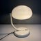 Mid-Century Modern Italian Round White Table Lamp from Stilnovo, 1960s, Image 3