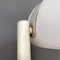 Runde weiße italienische Mid-Century Tischlampe von Stilnovo, 1960er 9