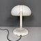 Mid-Century Modern Italian Round White Table Lamp from Stilnovo, 1960s, Image 5