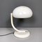 Mid-Century Modern Italian Round White Table Lamp from Stilnovo, 1960s, Image 7