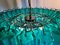 Italian Emerald Glass Chandeliers by Valentina Planta, Set of 2 2