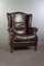 Club Chair in Deep Dark Brown Leather, Image 1