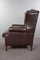 Club Chair in Deep Dark Brown Leather 6