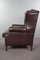 Club Chair in Deep Dark Brown Leather, Image 6