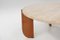 Table Basse Mid-Century en Travertin, 1960s 9