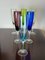 Colored Murano Glasses, Italy, 1960s, Set of 6 2