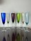 Colored Murano Glasses, Italy, 1960s, Set of 6 1