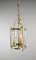 French Louis XVI Style Triple Light Hall Lantern in Bronze, 1930s 3