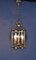 French Louis XVI Style Triple Light Hall Lantern in Bronze, 1930s 12