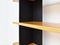 Modernist Foltern Shelves with Brackets in Black Steel Sheet attributed to Charlotte Perriand, 1970s 6