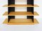 Modernist Foltern Shelves with Brackets in Black Steel Sheet attributed to Charlotte Perriand, 1970s 8