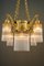 Art Deco Chandelier with Glass Sticks, Vienna, 1920s, Image 9