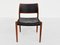 Model 80 Chairs in Patinated Black Leather by J.L. Moller for Models Fabrik, Denmark, 1960s, Set of 6, Image 7