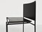 Chaises Empilables Mod. Cuir 91" Noir par Mario Botta pour Alias Limited, Italie, 1991, Set de 6 9