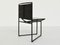 Chaises Empilables Mod. Cuir 91" Noir par Mario Botta pour Alias Limited, Italie, 1991, Set de 6 6