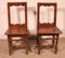 18th Century Lorraine Chairs in Oak, Set of 4, Image 6