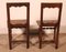 18th Century Lorraine Chairs in Oak, Set of 4, Image 14