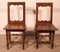 18th Century Lorraine Chairs in Oak, Set of 4, Image 3