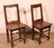 18th Century Lorraine Chairs in Oak, Set of 4 4