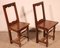 18th Century Lorraine Chairs in Oak, Set of 4 9