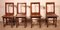18th Century Lorraine Chairs in Oak, Set of 4 1