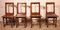 18th Century Lorraine Chairs in Oak, Set of 4, Image 1