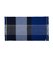 Blaues Plaid in Ruana von Sebastian Herkner 2