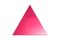 Dreieckiger WOW Spiegel in Grellem Pink von Dozen Design 1