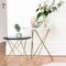 White Carrara Marble and Brass Mini O Table by Ox Denmarq 5