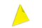 Specchio WOW triangolare giallo di Dozen Design, Immagine 2