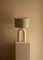Ecru Ceramic Arko Table Lamp with Grey Olive Lampshade by Simone & Marcel, Image 3