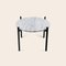 White Carrara Marble Single Deck Table by OxDenmarq 2