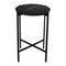 Black Marquina Marble Small Deck Table by OxDenmarq 1