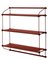 Parade 3 Shelves in Oxide Red by Warm Nordic 2