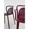 Classe Burgundy Chairs by Mowee, Set of 4, Image 5