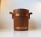 Mid-Century Danish Teak and Copper Champagne Ice Bucket, 1960s 1