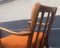 Mid-Century Danish Stained Oak Orange Easy Chair by Ole Wanscher for France & Daverkosen, 1950s 10