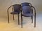 Dark Horse Dining Chairs by Rud Thygesen & Johnny Sørensen for Botium, 1980s, Set of 3 3